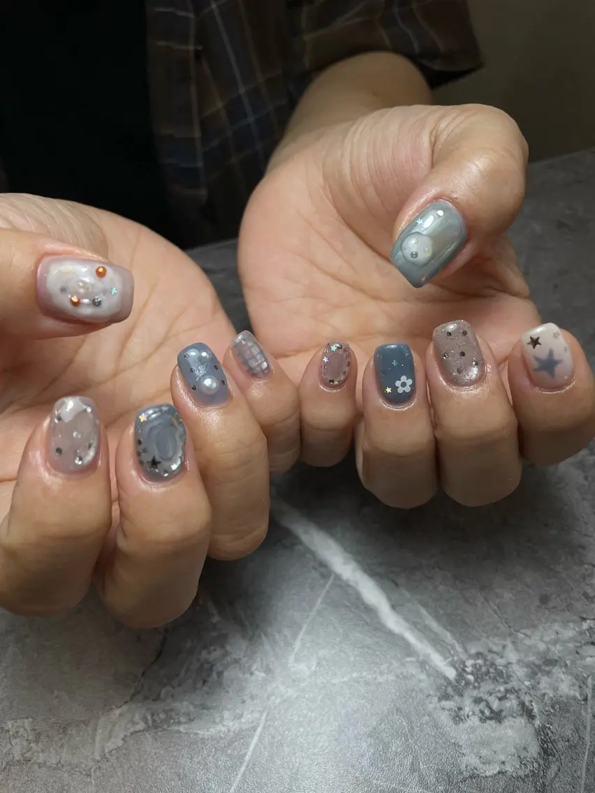 ネイル ハンドネイル nail salon 3🌞越谷のネイルデザイン
