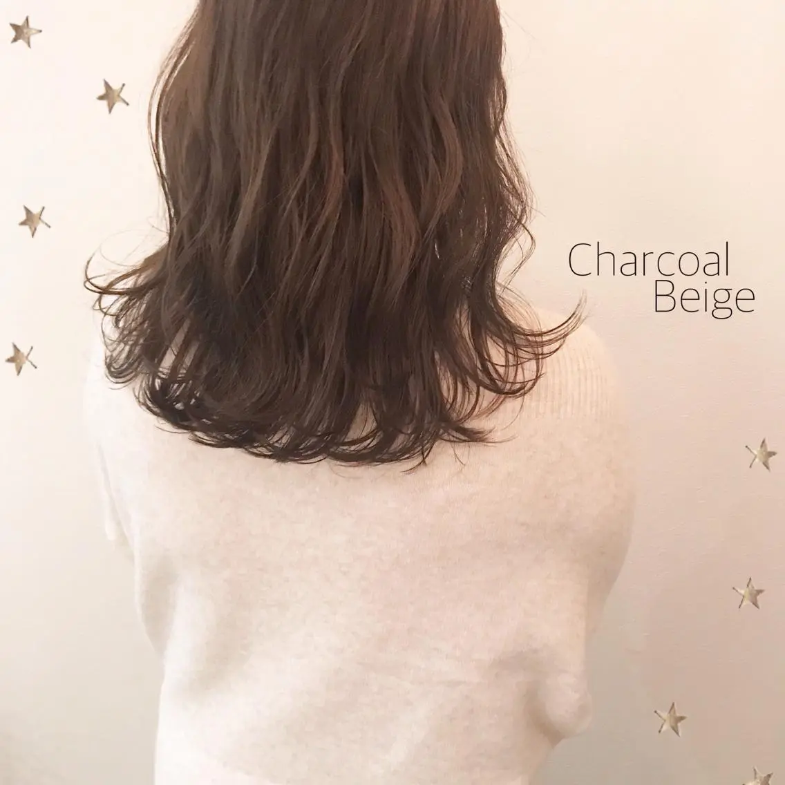 ミディアム カラー 市川 千夏のヘアスタイル