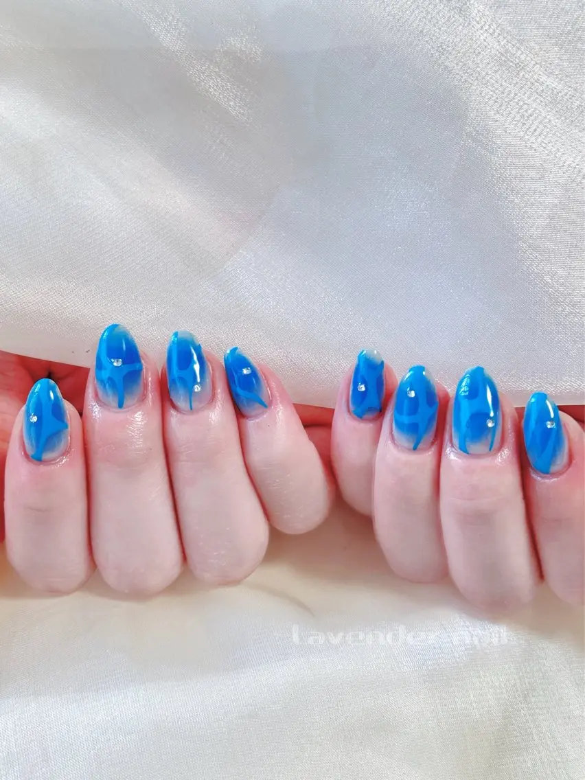 ネイル ハンドネイル Lavender nail·中島公園のネイルデザイン