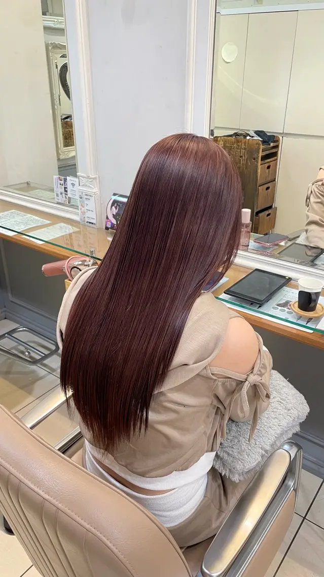 ロング ヘアカラー トリートメント 🌟ɴᴇᴏʟɪᴠᴇ ᴋᴀʀᴇɴ🤍´-のヘアスタイル