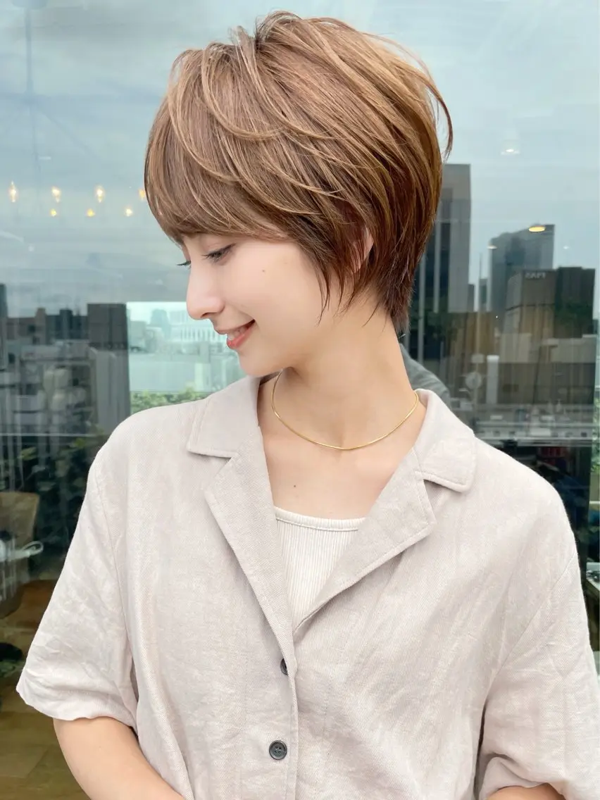 カラー 織江 叶夢のヘアスタイル