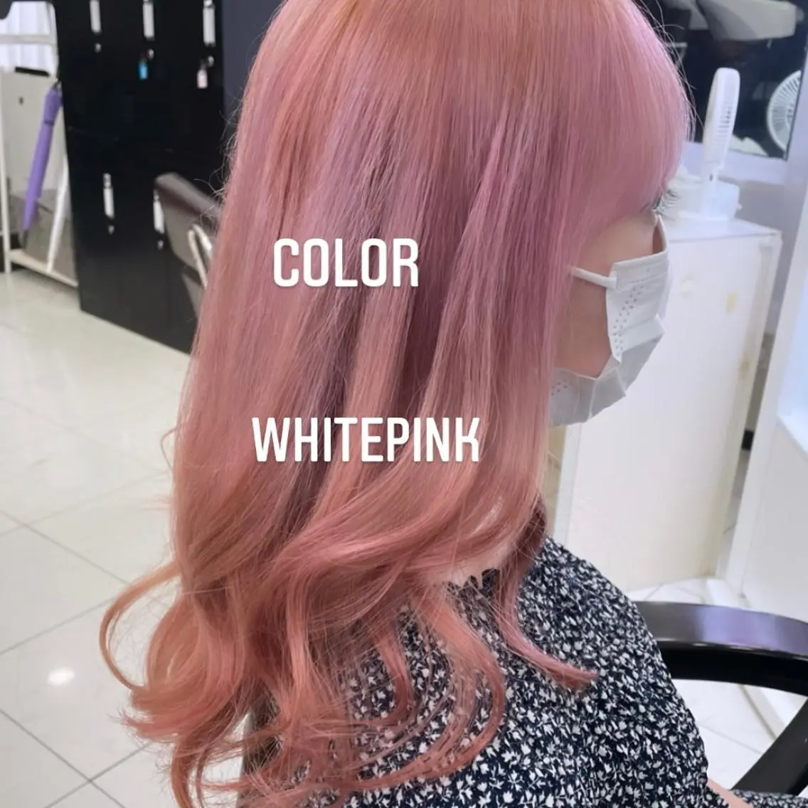 セミロング カラー ヘアカラー エクステ エクステ🩵ブリーチ 韓国ヘア🩵KAEのヘアスタイル