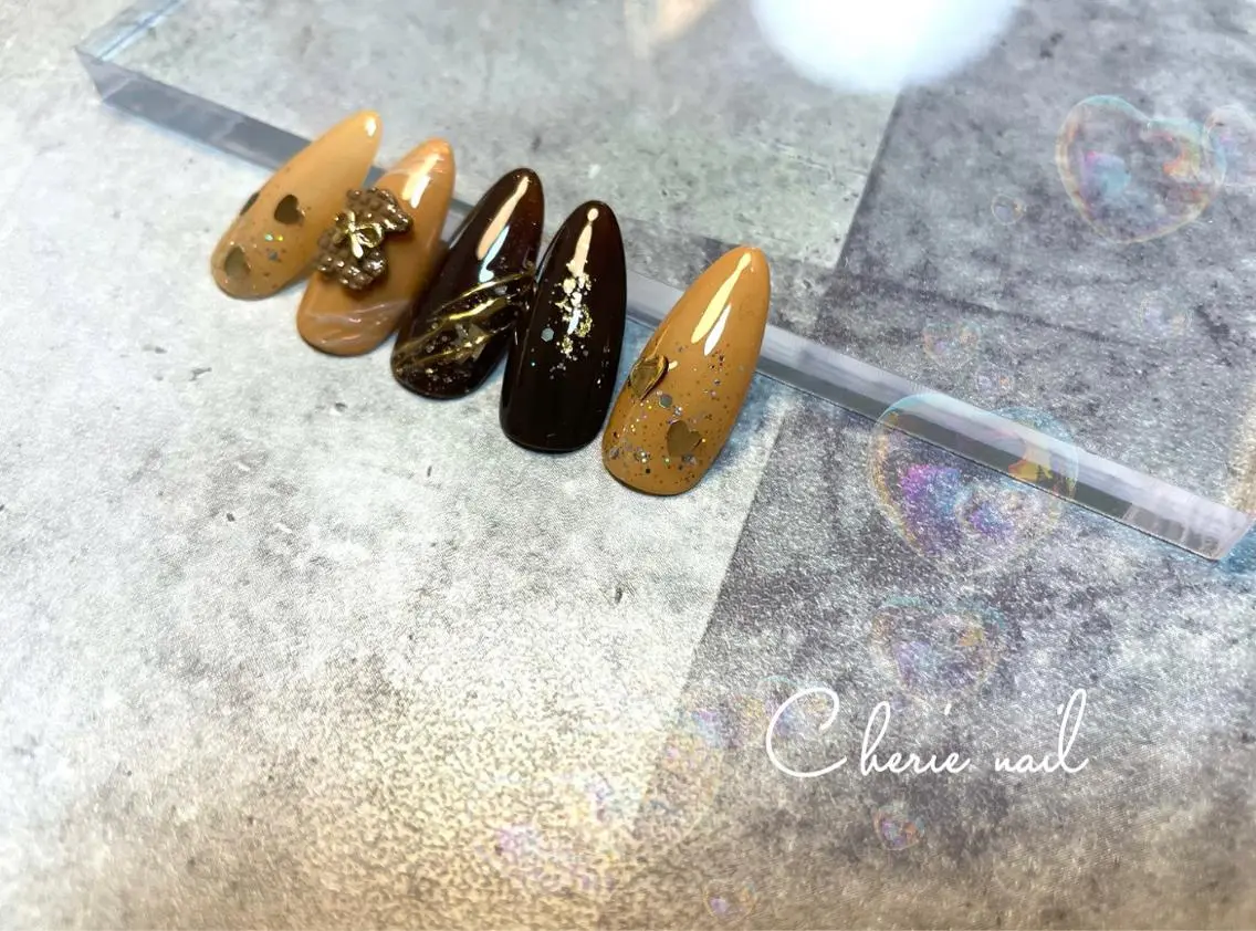 ネイル バレンタイン Cherienail yunaのネイルデザイン