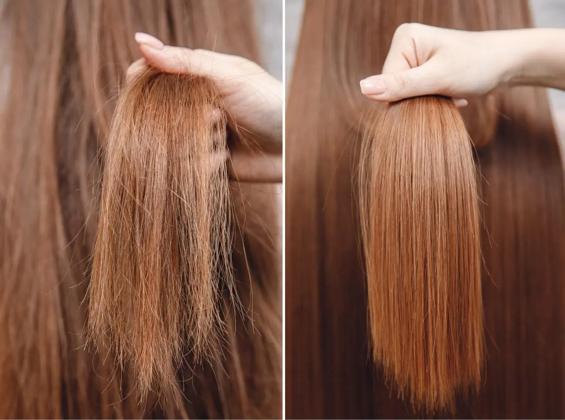 ロング カット 縮毛矯正 トリートメント JYO 髪質改善専門家のヘアスタイル