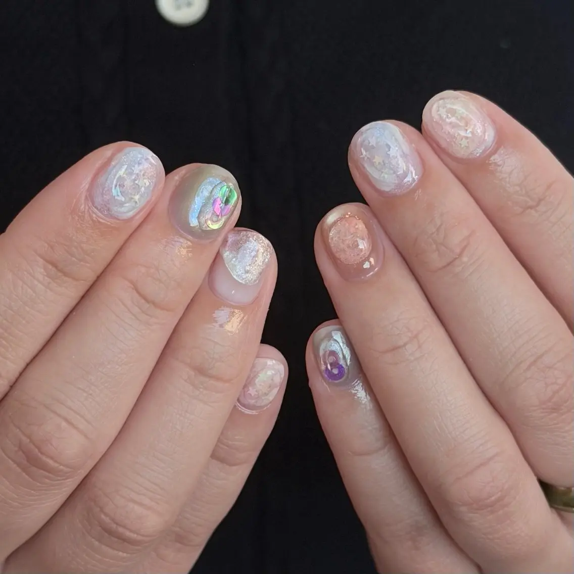 ネイル ハンドネイル 🎀フェイ フェイ🫧💗のネイルデザイン