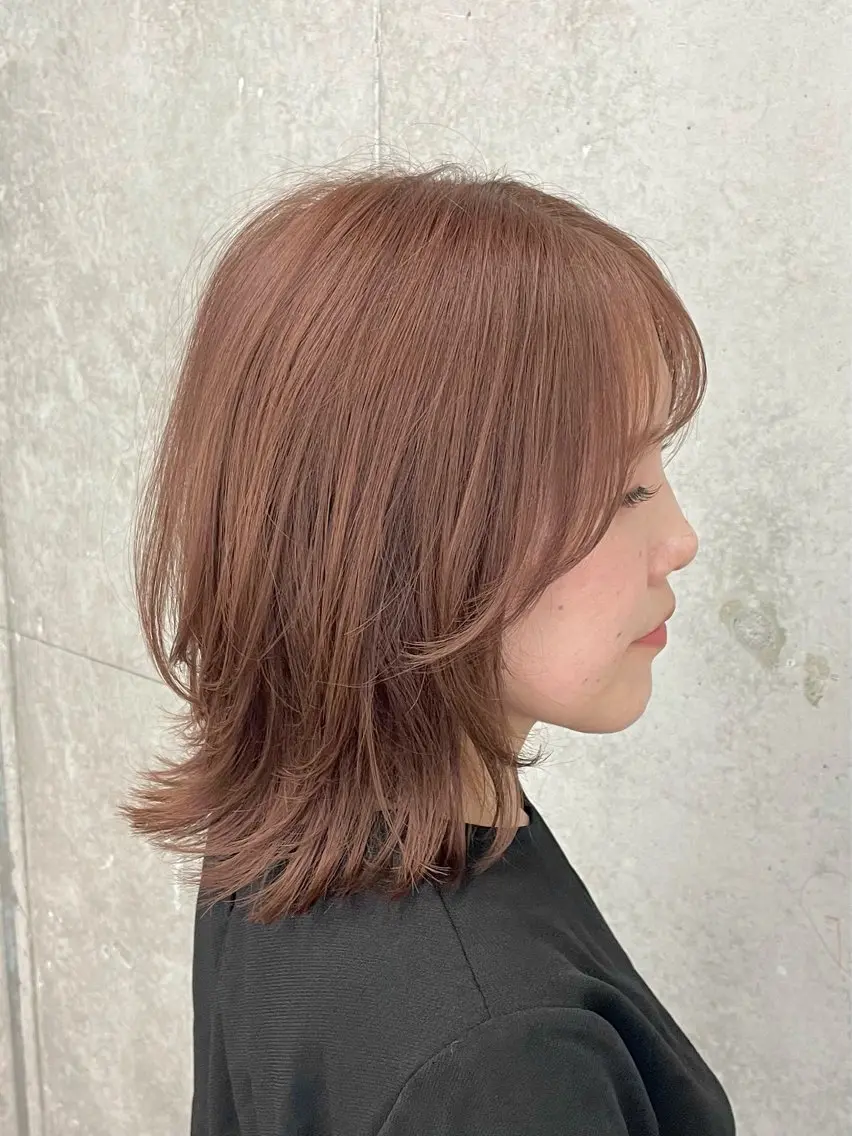 ミディアム くびれヘア ウルフカット 💡モデル募集💡 Chiharu/船橋のヘアスタイル