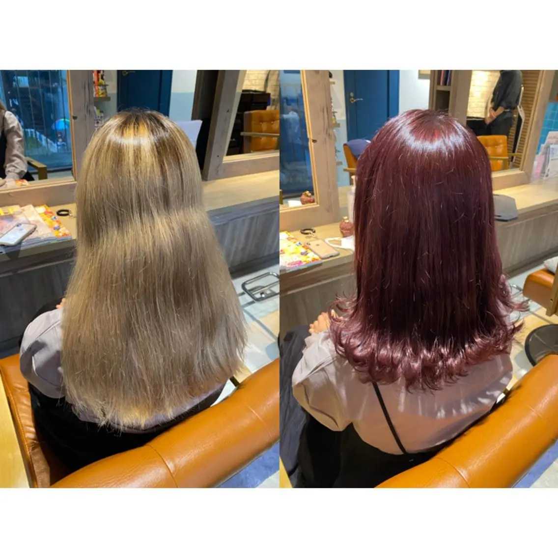カラー カット ヘアカラー トリートメント 🩵盛れる顔周りヘア EMI🩵のヘアスタイル