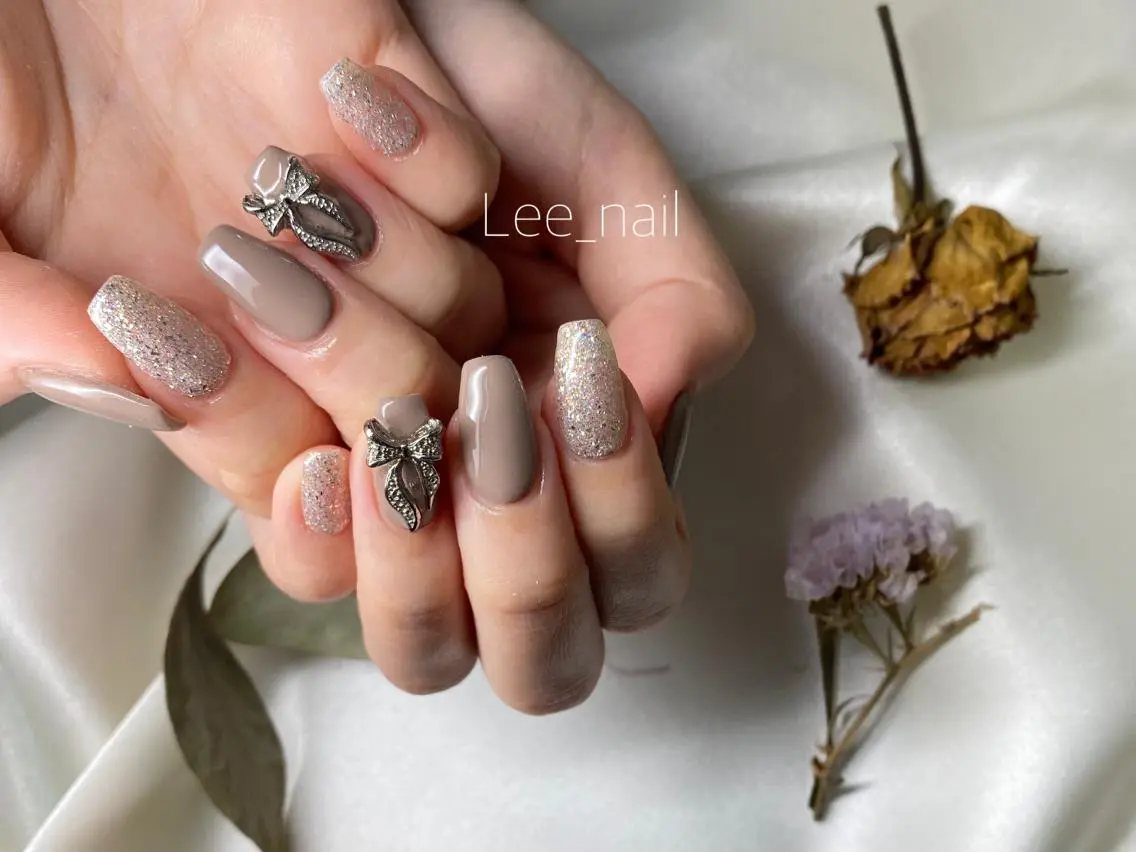 ネイル アートネイル シンプルネイル Lee_ nailのネイルデザイン