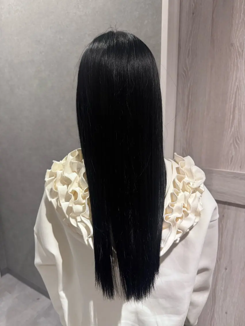 ロング ヘアカラー トリートメント Applause カリンのヘアスタイル