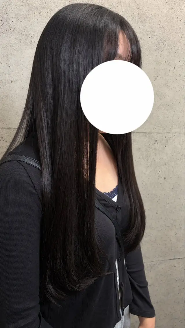ロング 顔周りカット レイヤーカット カット 塚本 結稀のヘアスタイル