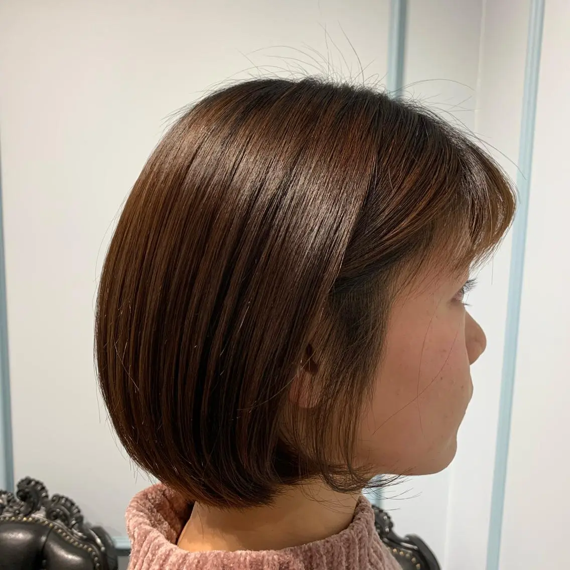 ショート ボブ 蓼沼 由莉のヘアスタイル