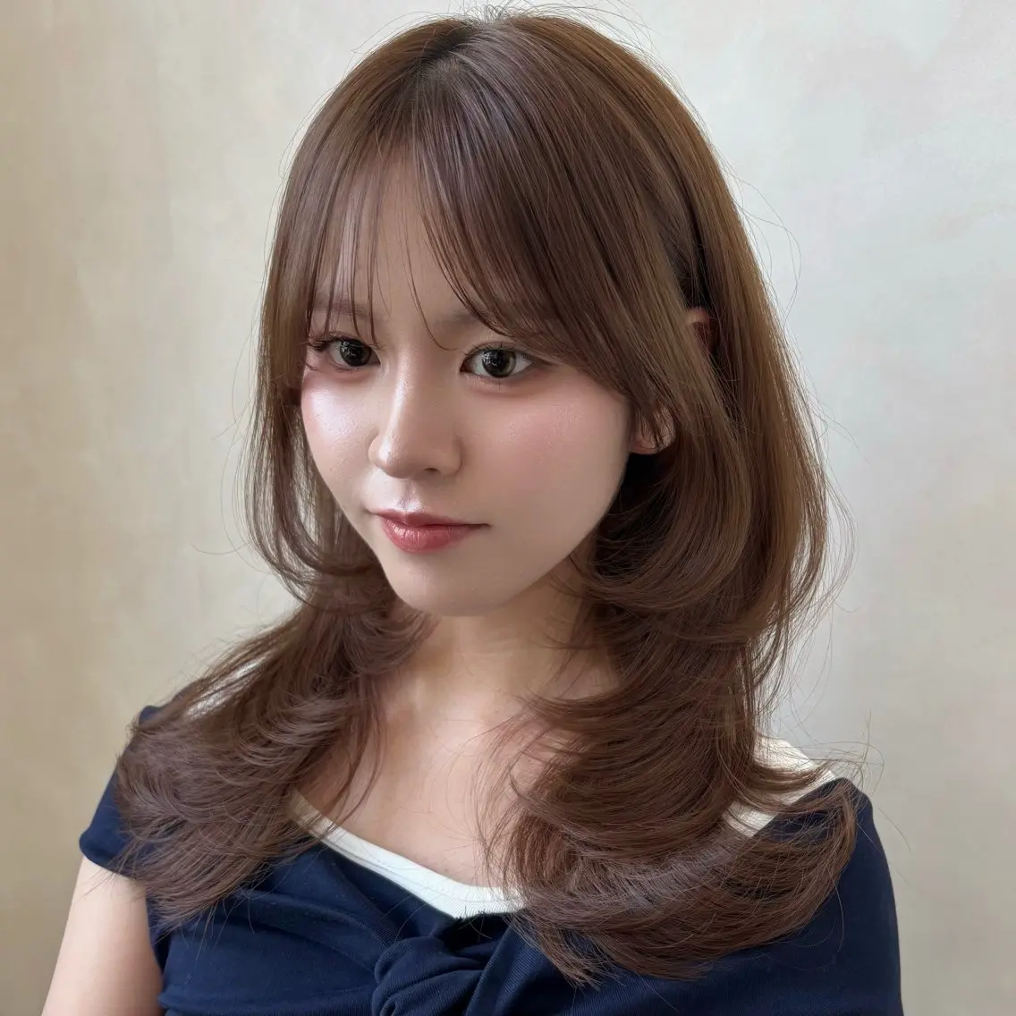 セミロング カラー 暗色カラー/レイヤー 🩶KAITOのヘアスタイル