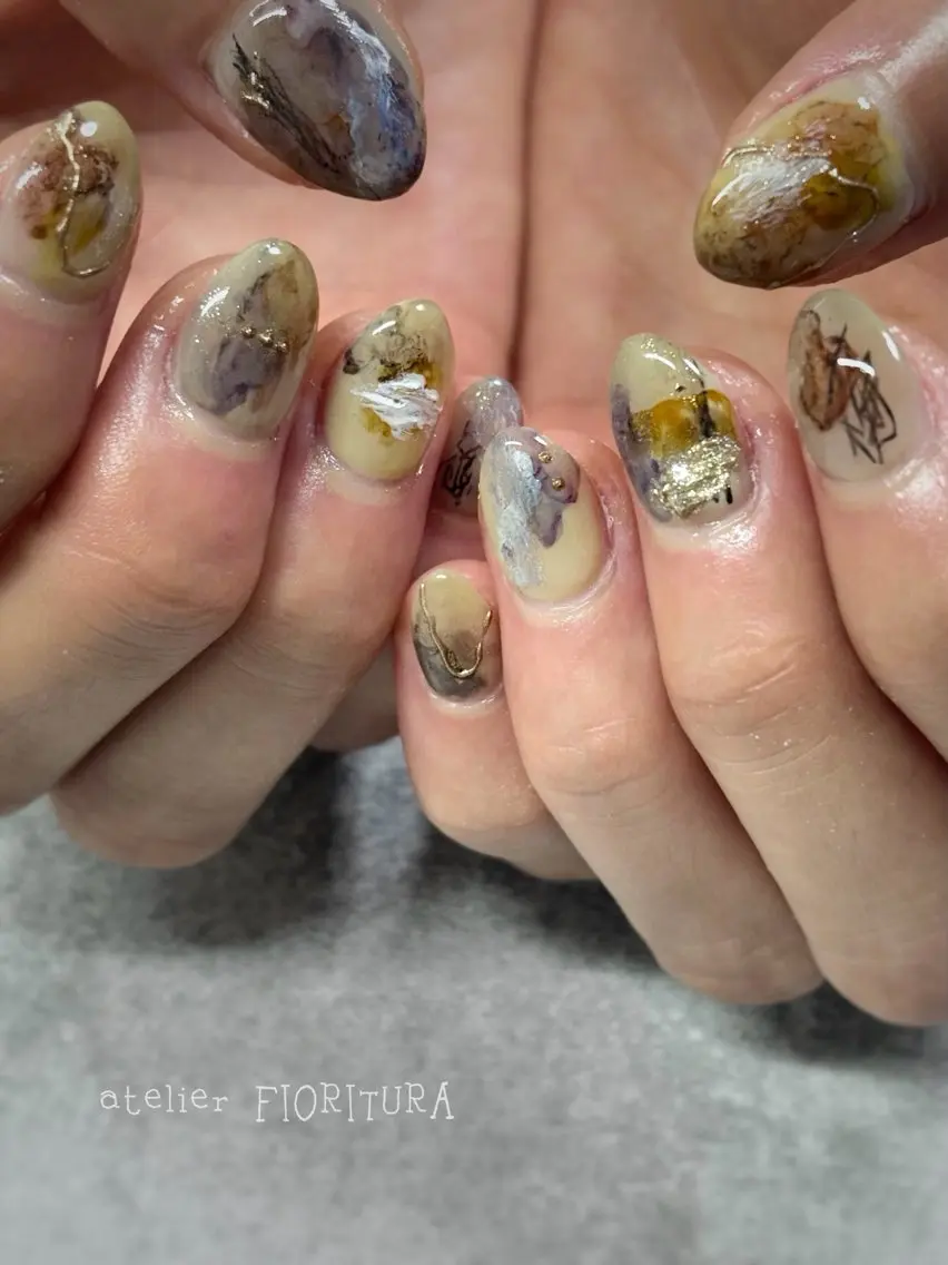 ネイル ハンドネイル FIORITURA Maikoのネイルデザイン