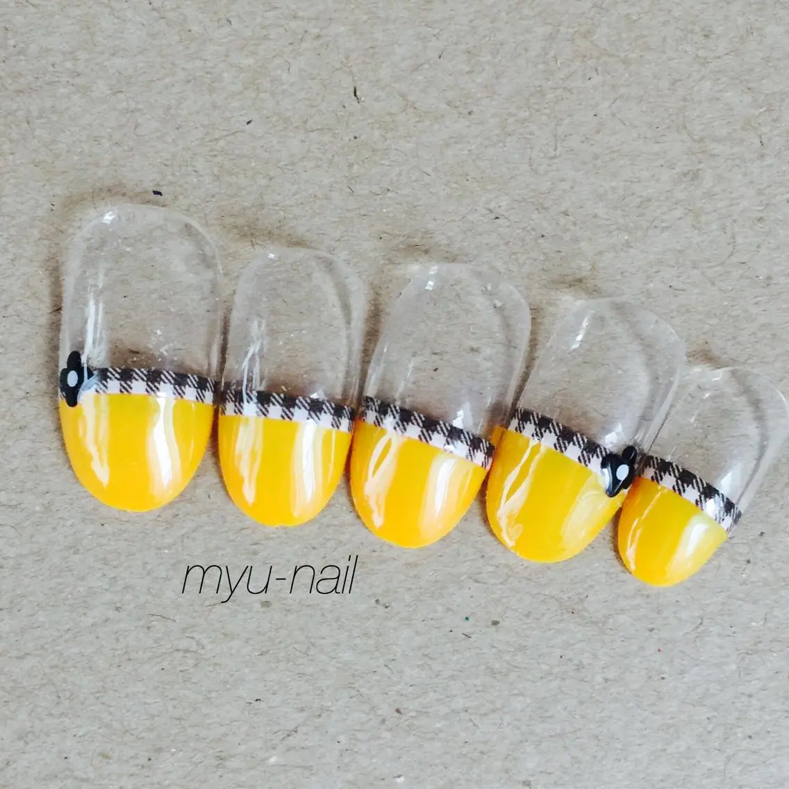ネイル シンプルネイル ネイルチップ ホームサロン myu-nailのネイルデザイン