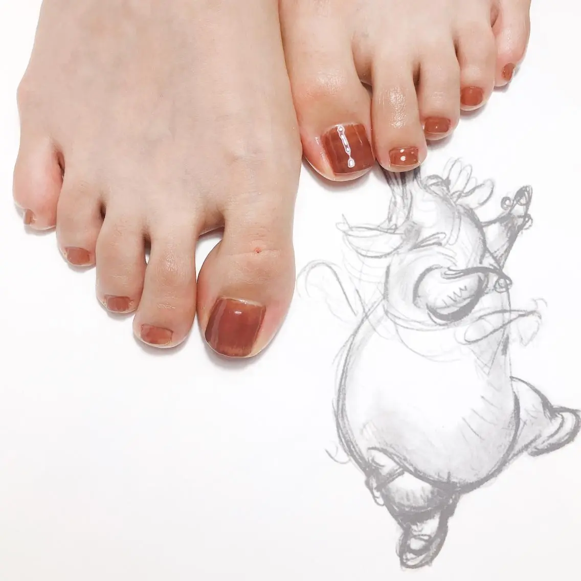 ネイル ワンカラーネイル owlnail /持込みデザイン専門のネイルデザイン