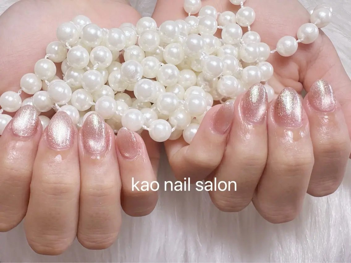ネイル ハンドネイル kao nail マグネット/長さだしのネイルデザイン
