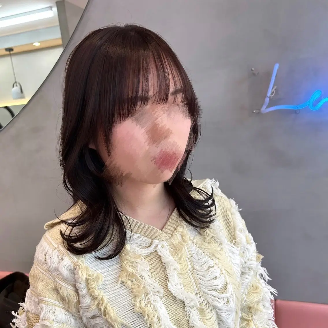【われ癖が気になる方必見‼️】カット➕クロスパーマ🙅♂️➕内部補修トリートメント✨️の写真