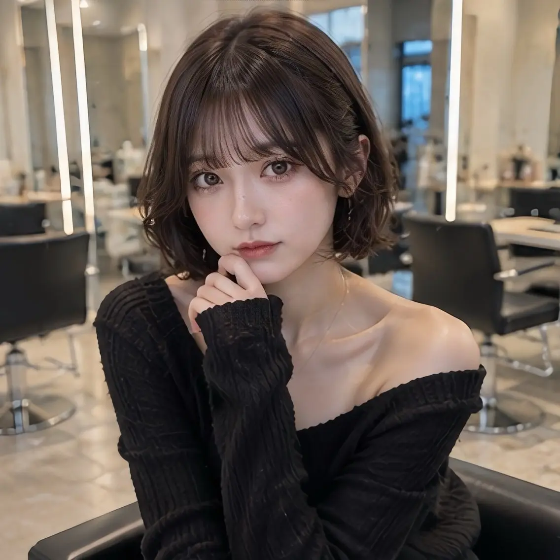 ロング カラー 池袋/前髪/顔周り 🎀髪質改善おばかんのヘアスタイル