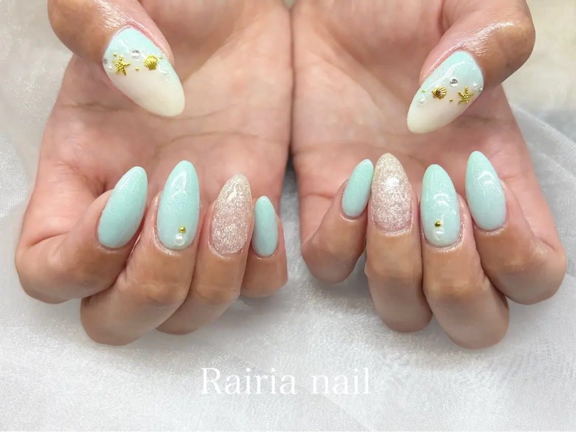 ネイル ハンドネイル Sato. Rairiaのネイルデザイン