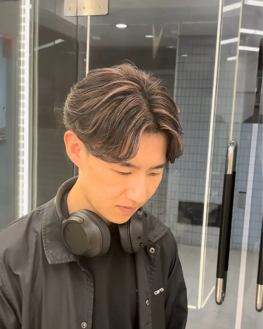 ショート カラー メンズ 森龍馬 メンズ専門美容師のヘアスタイル
