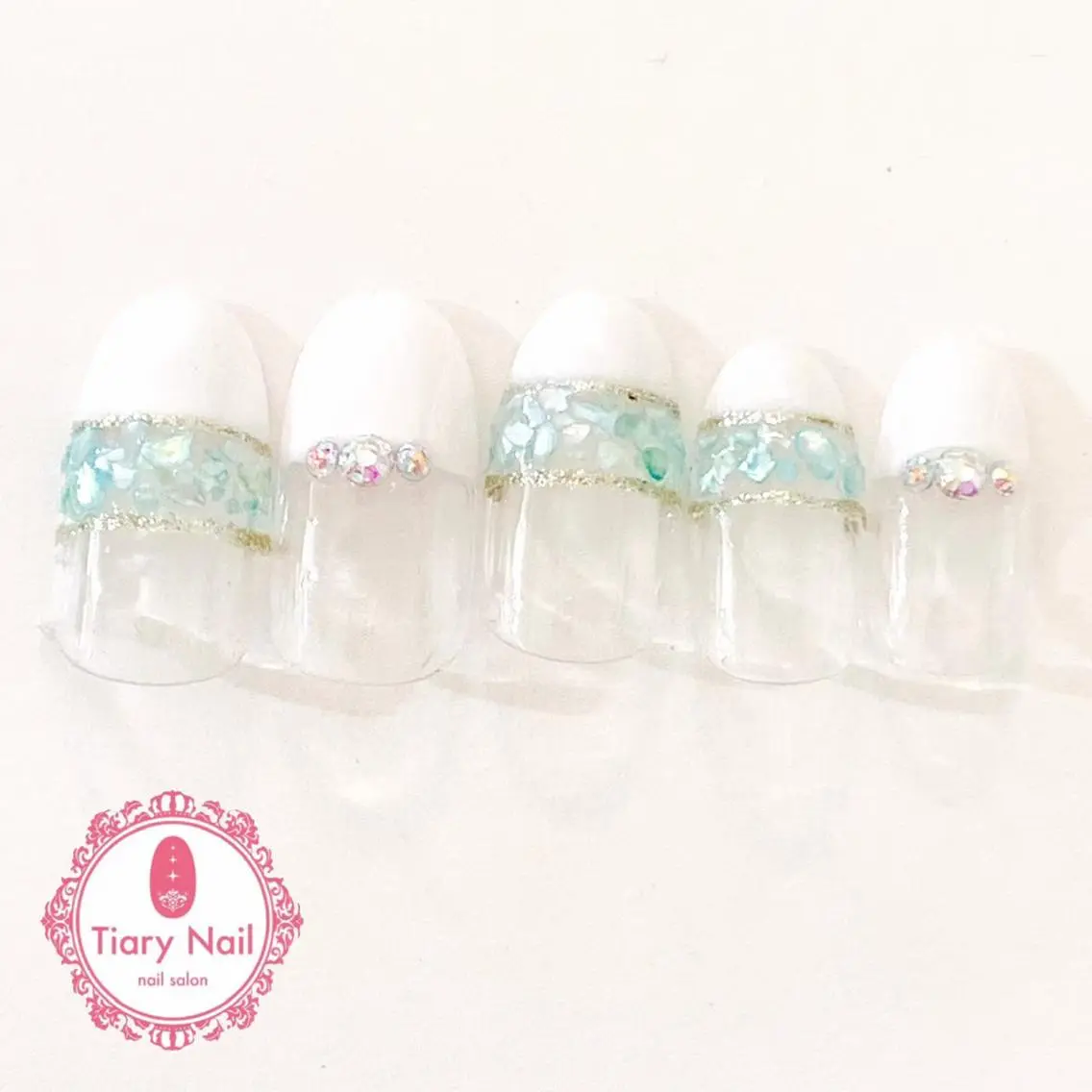 ネイル 桜ネイル 長さ出し オフィスネイル スカルプネイル シンプルネイル 💗🪽Tiary Nail🪽💗のネイルデザイン