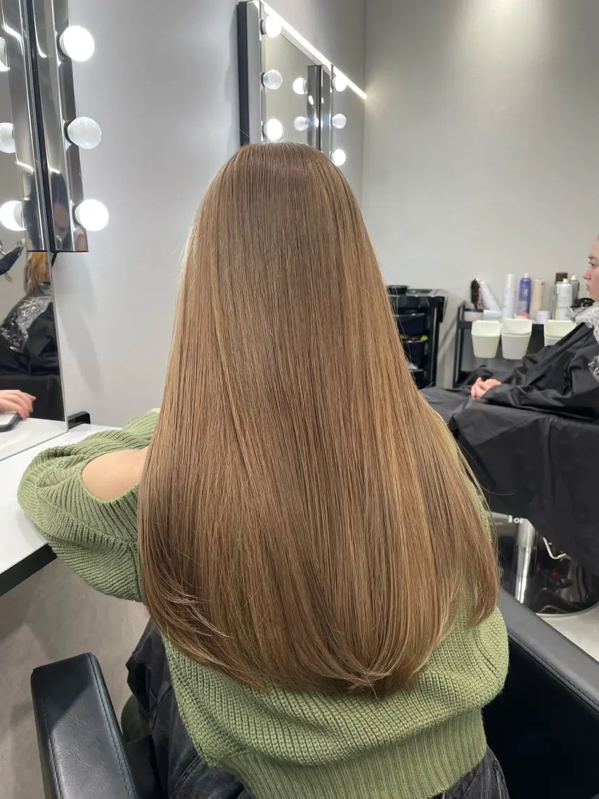 カラー ヘアカラー トリートメント 筑紫野美容師 すずのヘアスタイル