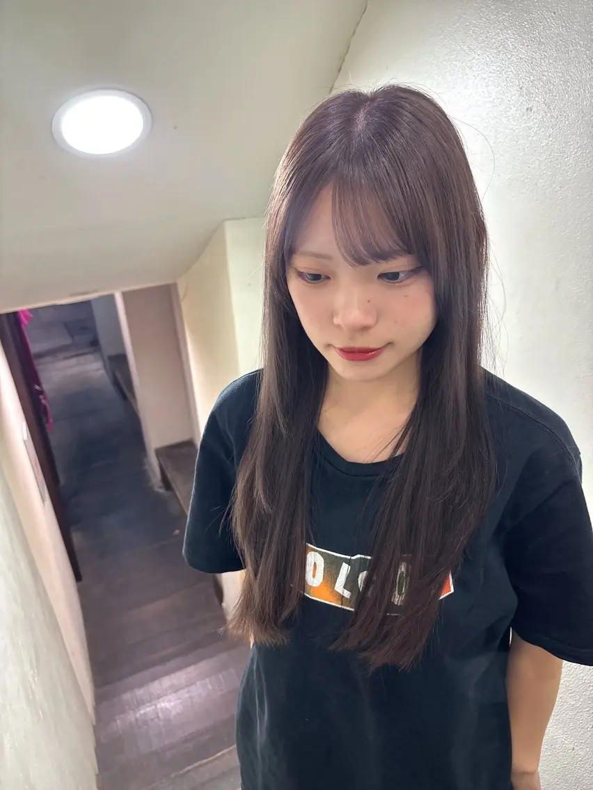 ロング カラー ブリーチ 透明感カラー ブリーチなしカラー ★NOAトレンドヘア /デザインカラー★のヘアスタイル