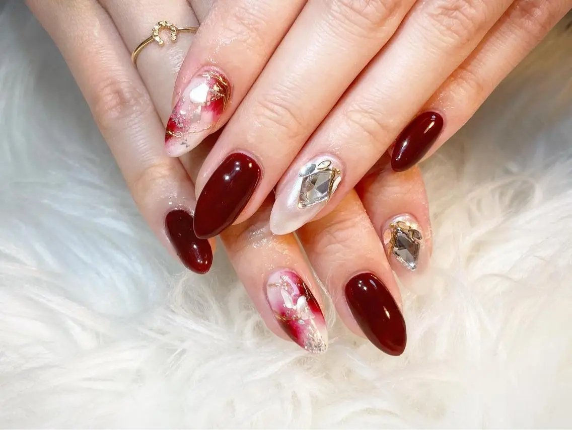 ネイル ミラーネイル ハンドネイル P. nailのネイルデザイン