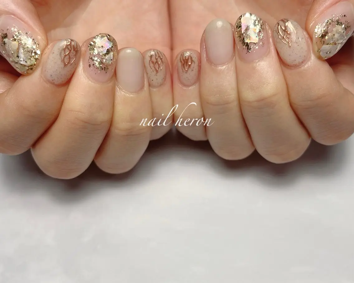 ネイル ハンドネイル saki_ nail heronのネイルデザイン