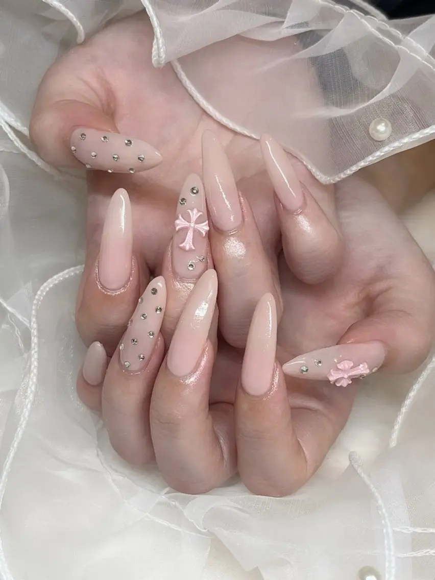 💅10本長さ出しワンカラーorグラデーションネイル✧*。¥10000→¥7000の写真