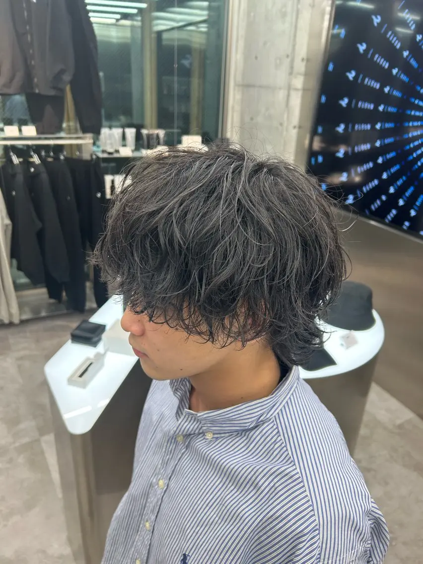🔥骨格矯正メンズカット➕シャドウパーマの写真
