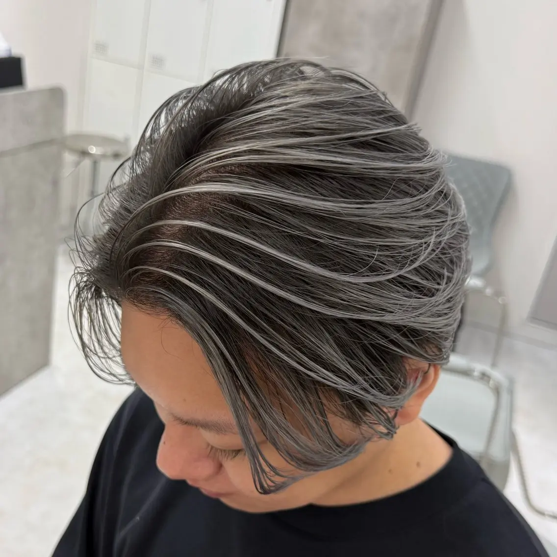 メンズ カット ヘアカラー トリートメント ヘアセット 【バレイヤージュ】 🔥メンズRYUTAのヘアスタイル