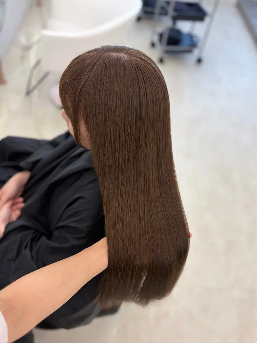 ロング カラー ヘアカラー トリートメント 🎀mai 似合わせ ×トレンドヘア🎀のヘアスタイル