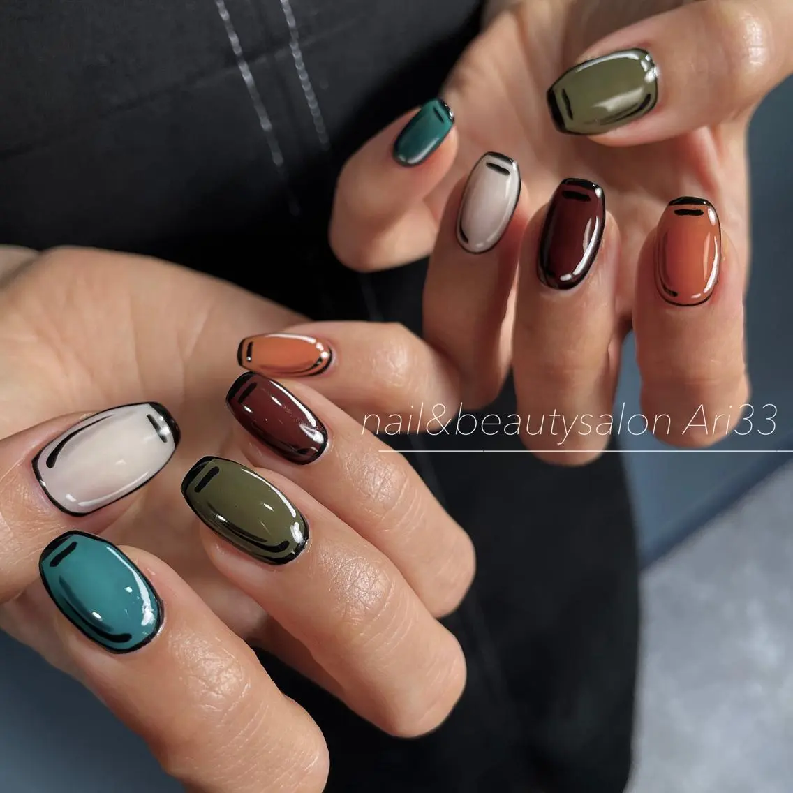 ネイル ハンドネイル プライベートサロン Ari33nailのネイルデザイン