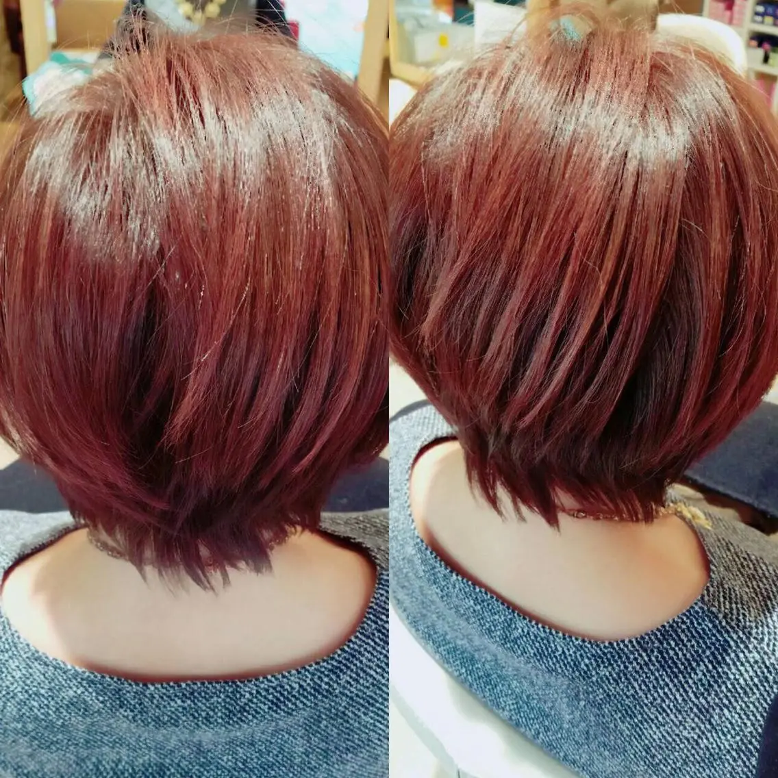 ショート カラー ピンクカラー 幸山 雄樹のヘアスタイル