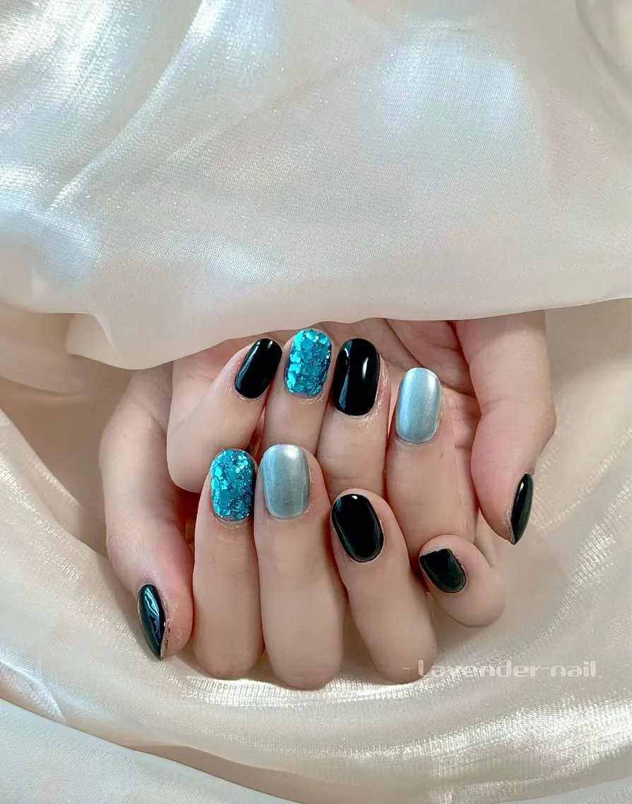 ネイル ハンドネイル Lavender nail·中島公園のネイルデザイン