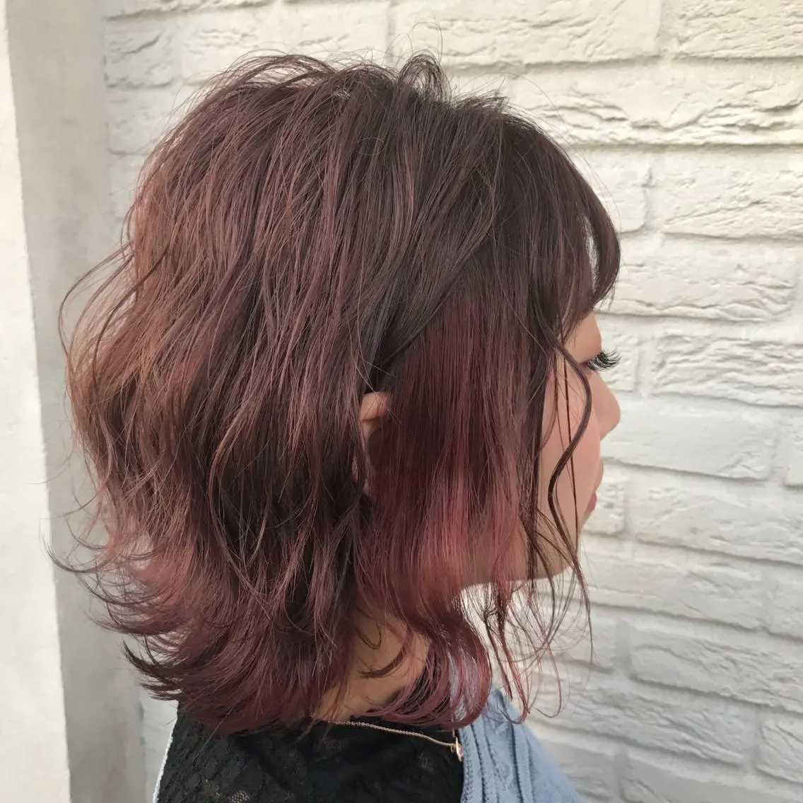 ミディアム 福原 優介のヘアスタイル