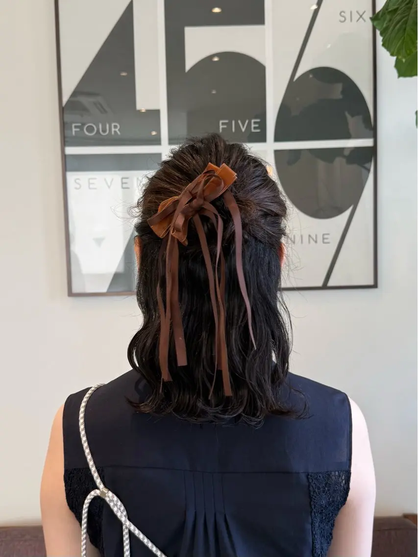 ヘアアレンジ ヘアセット rio ୨୧のヘアスタイル