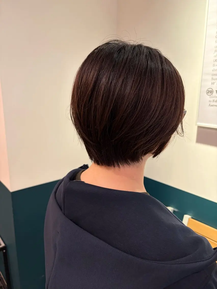 ショート ショートボブ ボブ ショートヘア hair brace 智之のヘアスタイル