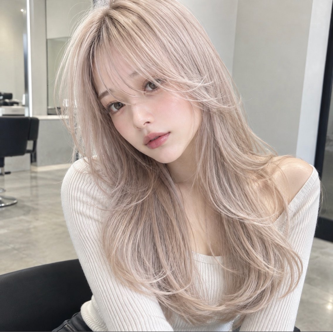 ロング カラー ハイトーンカラー ヘアカラー トリートメント 🌈ハイトーン/ パーマ特化💈祖慶歩のヘアスタイル
