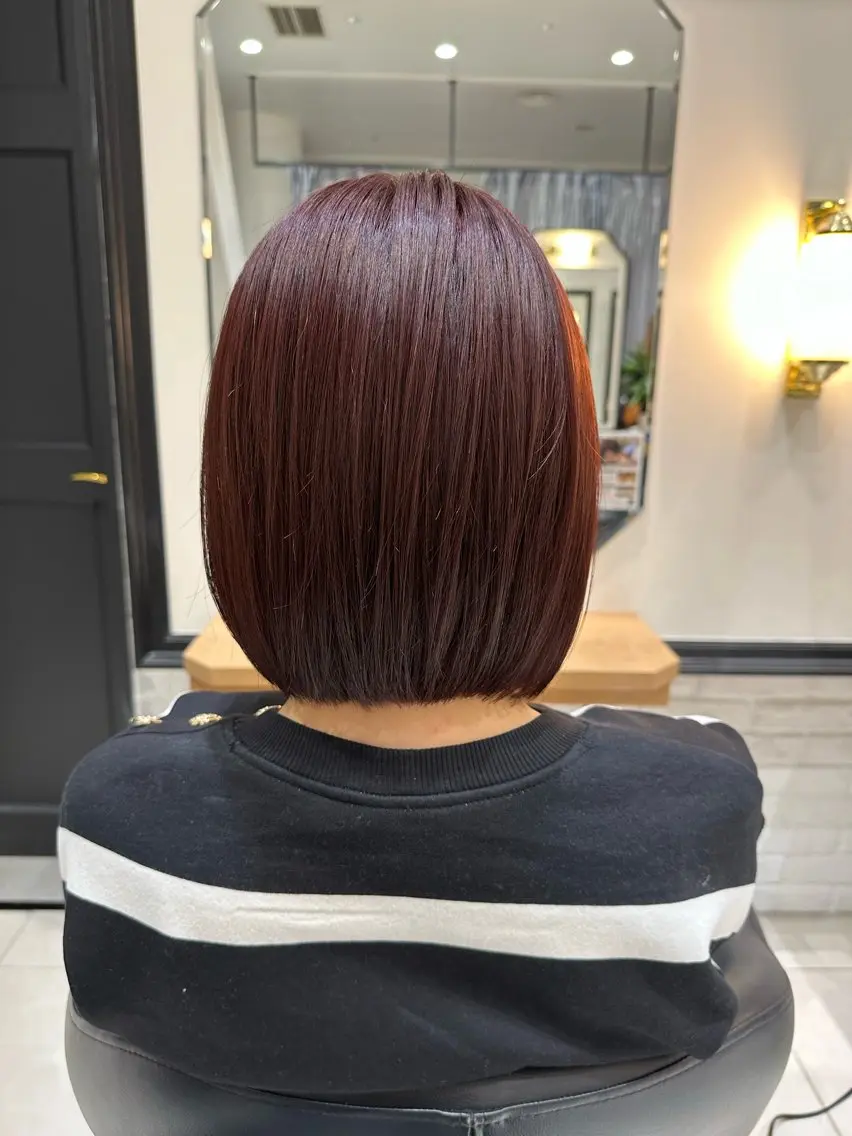 ミディアム 角本 ゆあんのヘアスタイル