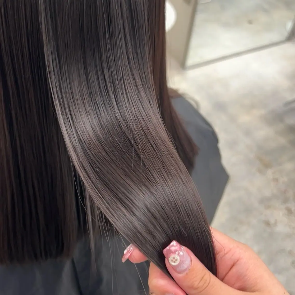 ミディアム ヘアカラー トリートメント fev kihoのヘアスタイル