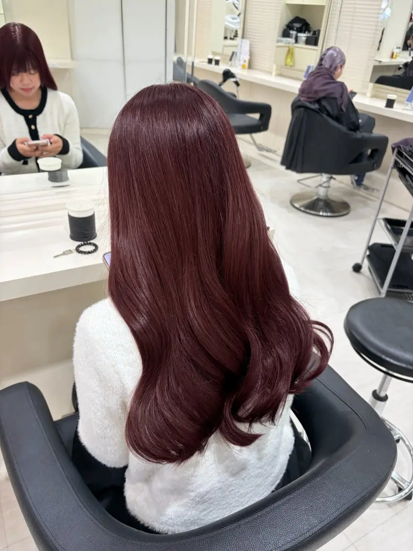 【💕大人気クーポン💕】ダメージレスカラー+髪質改善トリートメントの写真