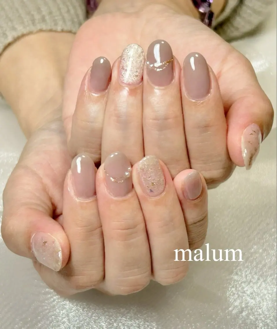 ネイル ハンドネイル malum nailのネイルデザイン