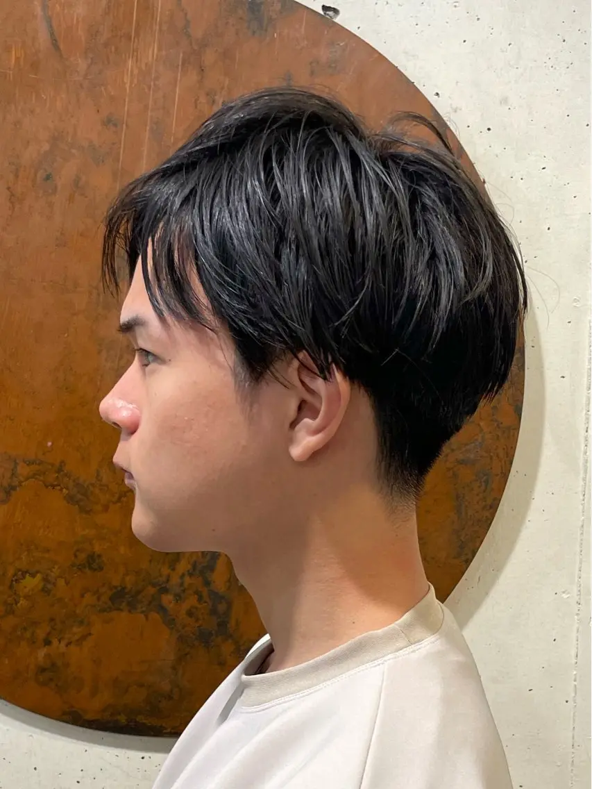ショート パーマ メンズ メンズパーマ 🌈月1夜モデル募集 📩ください⭐️のヘアスタイル