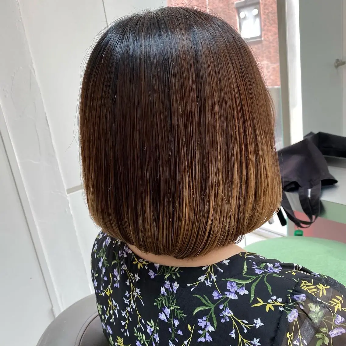 ミディアム equal銀座 黒田💚のヘアスタイル