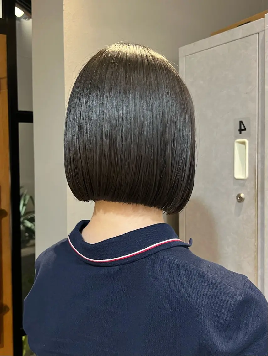ショート カラー ボブ カット ヘアカラー トリートメント 神戸ボブ✂️ ioe三宮/田 伸佳のヘアスタイル