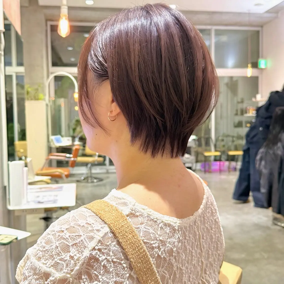 ショート カラー 🌷ショートレイヤー ヘッドスパ🌷鈴木のヘアスタイル