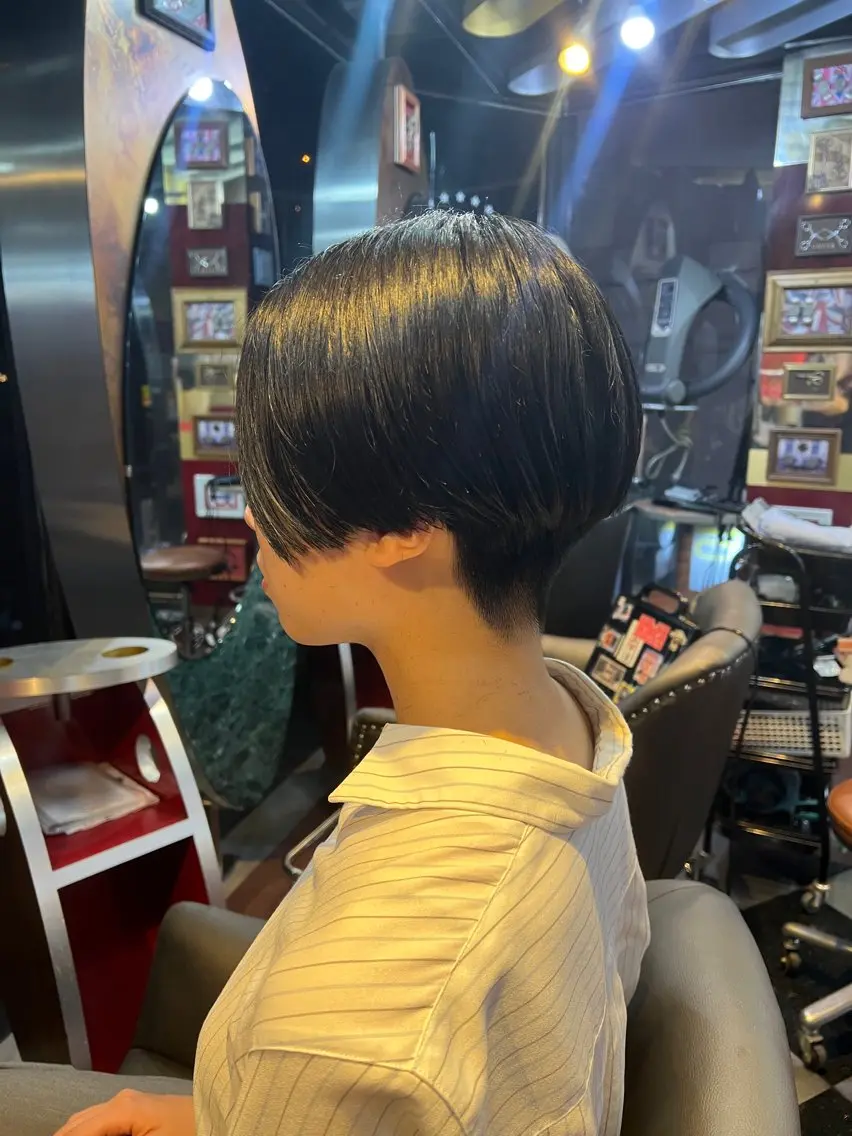 ショート 横浜カットパーマ 特殊/ 平林侑馬のヘアスタイル