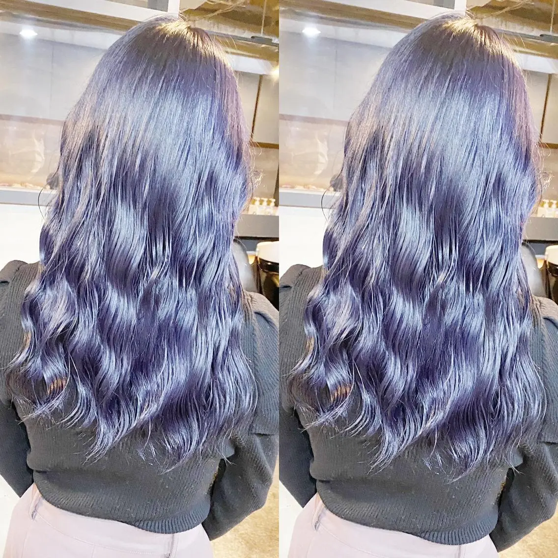 ロング カラー ヘアカラー yoriダブルカラー 代表すがわらのヘアスタイル